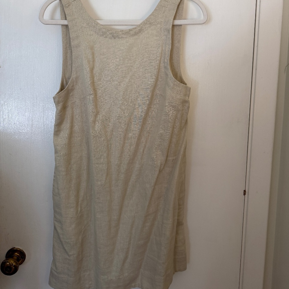Free People “Full of Sunshine” linen mini dress